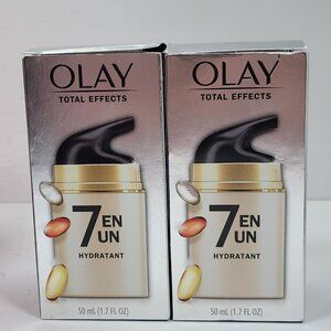 Olay Total Effects 7 In One Moisturizer 50ml Hydratant Cream Set of 2 NIB